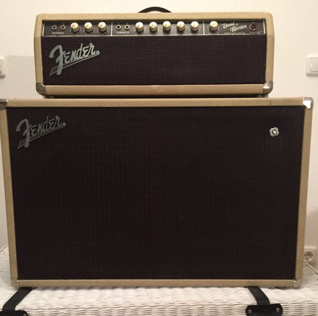 Vintage Fender Bandmaster Amp Brownface 1961